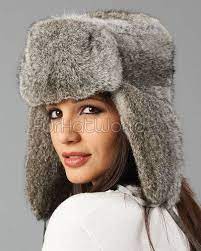 The Moscow Full Fur Rabbit Ladies Russian Hat In Grey Russian Hat Fur Hat World Hats
