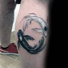 40 Yin Yang Koi Fish Tattoos For Men Cosmic Force Ink Ideas Fish Tattoos For Men Koi Fish Tattoo Koi Fish Tattoo Design