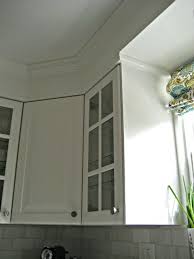 Adding Crown Molding To Ikea Cabinets Jpg 454 605 Pixels Corner Kitchen Cabinet Ikea Kitchen Design Kitchen Soffit