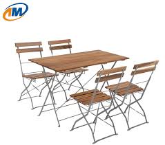 Plastic patio chairs aren't necessarily the most popular types of patio chairs on the market, but they do have their uses. Portable Metal Garden Balcony Furniture Folding Steel Bistro Patio Table Chairs Set Buy Balkon Set Tisch Und Stuhl Set Balkon Mobel Set Product On Alibaba Com