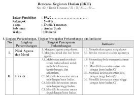 Download contoh rpph tk b smt 1 kurikulum 2013 paud jateng. Contoh Rpph Tema Tanaman Cara Golden