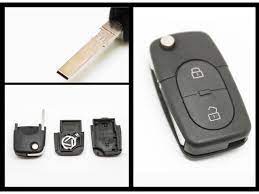 Audi 2 Button Remote Key Shell 1616 Battery Audi Key Case Key Audi Case
