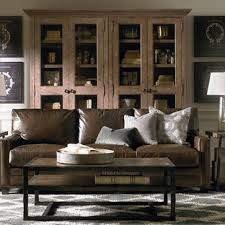 Decorating a living room with brown can be done in various ways, for example, brown paint or wallpaper we have collected tons of brown living room ideas that can help you to find a perfect inspiration for a brown living room! Dark Brown Leather Couch Houzz