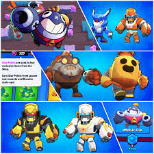 Star points are used to buy exclusive skins and brawl boxes. Brawl Talk New Brawler Tick New Skins Mecha Bo Mecha Crow And More New Currency Star Points Brawlstars