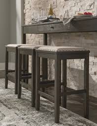Signature Design By Ashley Rokane Brown Rectangular 4 Piece Dining Room Counter Tab Nook Dining Set Counter Height Table Sets Counter Height Dining Room Tables