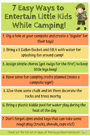 Save on the things you do everyday. 11 Easy Camping Activities And Ideas For Kids That Are Cheap And Fun The Crazy Outdoor Mama
