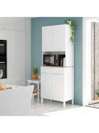 El mueble aparador mitra es una pieza decorativa y funcional con la que por un precio muy barato podrás darle a tu hogar un toque renovado y elegante. Mueble Auxiliar Cocina Mara Alto Blanco 123meloquedo Es
