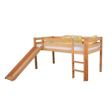 150 cm über dem boden liegt und die. Halbhohes Massivholzbett Hochbett Kinderbett Toni Mit Rutsche Buche M 306 73