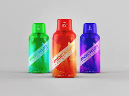 Energy Shot Energy Drink Mockup Energy Shots Drinks Packaging Design Drinks