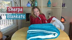 Sherpa fleece is a type of fabric made from polyester. Sherpa Fleece Blanket Bedsure Review Gift Ideas Youtube
