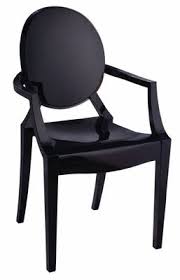 Contemporary Louie Black Acrylic Stackable Arm Chair Mm Pc 099 Black Fs Mdm Dining Chair Set Dining Chairs Dining Arm Chair
