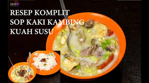 It has spread across indonesian cuisine to the cuisines of neighbouring southeast asian countries such as malaysia, singapore, brunei and the philippines. Resep Sop Kaki Kambing Kuah Susu Enak Nikmat Jakartafood Indonesianfood Youtube