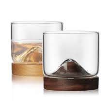 Whiskey barrel stave cigar & glencairn glass holder. Beeris New Whiskey Glass Small Glass Japanese Style Mountain Wooden Bottom Glass Originality Creative Thickening Glass Walnut Buy Online At Best Prices In Pakistan Daraz Pk