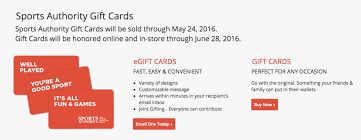 Emailed in 2 hours or less. Reminder You Have Until Tuesday To Use Your Sports Authority Gift Cards Consumerist