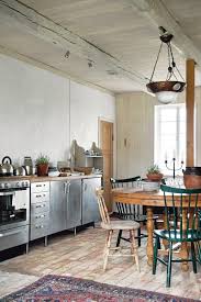 Une Ferme Renovee En Suede Planete Deco A Homes World Design Industriel Cuisine Cuisines Maison Cuisine Inox
