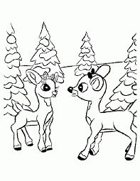 Start coloring this christmas coloring page for kids, add great colors and use your imagination. Coloring Pages Santa Rudolph Coloring Home