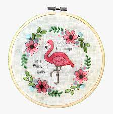 Free tropical cross stitch patterns. Cross Stitch Flamingo Pattern Hd Png Download Transparent Png Image Pngitem