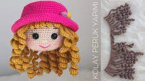 amigurumi kolay peruk ve sapka yapimi easy wig and hat tutorial eng subtitles on youtube krose krose oyuncak tig isi bebek