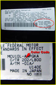 Touch Up Paint Color Code Of Rx300 Bumper Clublexus