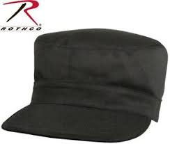 Details About Black Poly Cotton Army Ranger Cap Fatigue Hat Patrol Cap Rothco 9340