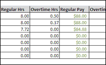 Excel Timesheet With Overtime 8hr 40 Hr Easy