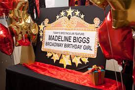 The stars on broadway kit has decorations to transform your party space into the entrance to a grand broadway theater. Star Studded Broadway Birthday Party Frog Prince Paperie