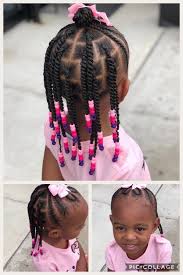 You feel so off your game because you are brush the hair with your fingers to retain the natural curls. Beads And Twists Kids Hairstyles Girls Black Kids Hairstyles Toddler Hairstyles Girl