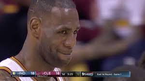 Lebron james is a highly influential professional basketball player for the cleveland cavaliers. Watch Lebron James Face Says It All After Blatant Travel