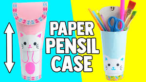 About 0% of these are colored pencils, 0% are standard pencils, and 0% are a wide variety of decorated pencil options are available to you Diy Paper Pencil Case How To Make Pencil Case From Cardboard Create Decorate Youtube