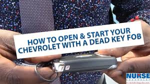 These little key fobs are such a fun way to use bits of pretty trim to make easy and very inexpensive stocking stuffers! How To Open Start Your Chevrolet With A Dead Key Fob Youtube