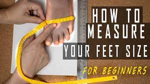 Step off the paper and use a ruler to measure the length and the width of your foot. How To Measure Your Feet Size Beginners Explainer Video 2020 Youtube
