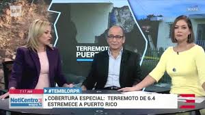 La red sísmica de puerto rico informó que la intensidad máxima se sintió en lajas alrededor de las 4:42 de la tarde. Periodistas Huyen De Estudio Durante El Terremoto En Puerto Rico Video Cnn