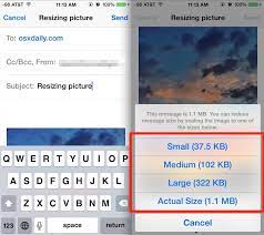 Resize Photos From Iphone By Mailing Them To Yourself Osxdaily