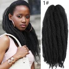 You can make a lot of hairstyles with the long and fluffy crochet braids. Marley Twists Braiding Hair Afro Kinky Braids Synthetic Hair Extensions 6 Packs 18 Inches Elighty