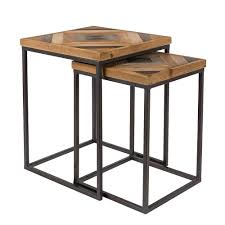 5 out of 5 stars with 1 ratings. Joy Set Of 2 Side Tables In Herringbone Design Coffee Tables Cuckooland