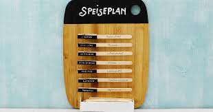 Wählen sie aus schönen vorlagen für speisepläne, um in wenigen minuten einen eigenen speiseplan zu erstellen. Diy Speiseplan Aus Holz Ideenwerk