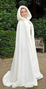 2021 2015 Winter Cheap Bridal Cape White Hooded Wedding Cloaks With Faux Fur Trim Long Bridal Jacket From Gracedressonline 79 75 Dhgate Com White Winter Wedding Wedding Cloak Wedding Coat