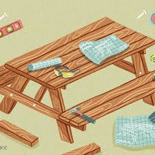 10 foot outdoor table plans. 14 Free Picnic Table Plans In All Shapes And Sizes