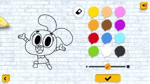 Únete a millones de jugadores mensuales y demuestra tus habilidades artísticas. Colora Con Gumball Juegos Del Asombroso Mundo De Gumball Cartoon Network