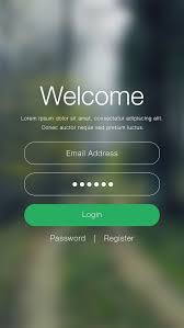 一组扁平化登录界面设计 Mobile App Design Inspiration Login Page Design Ios App Design