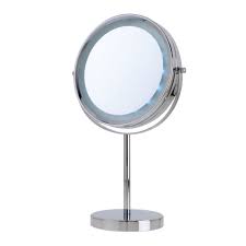If you prefer a clean aesthetic, opt for modern bathroom vanity lights. Danielle Magnifying Long Lasting L E D 2 In 1 Vanity Mirror Chrome Plated Walmart Canada
