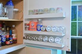 Diy Inside Cabinet Door Storage Shelves Diy Kitchen Cabinet Door Storage Kitchen Storage