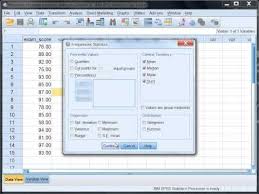 Find The Mean Median And Mode Measures Of Central Tendency In Spss Central Tendency Grad School Central