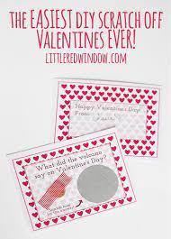 This is how i'm going to tell family i'm pregnant. The Easiest Printable Scratch Off Valentine S Day Cards For Kids Ever Little Red Window