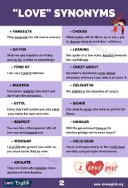 He left word for you to meet him at the airport at 6. Another Word For Love 30 Romantic Words To Use Instead Of Love Love English