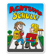 Kinderschild Achtung Schule Ksp 2 Schule Neues Schuljahr Schulanfang
