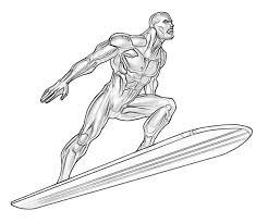 Write how to improve this page. Silver Surfer Superheroes Printable Coloring Pages