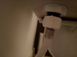 Put the piece back on and use a hex wrench on the assembly. Toilet Supply Line Leaking At Toilet Connection Home Improvement Stack Exchange