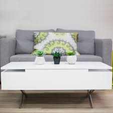 White coffeee tables | buy white gloss coffee tables for sale online. Stelar White Lacquer High Gloss Lift Top Rectangular Coffee Table Mix