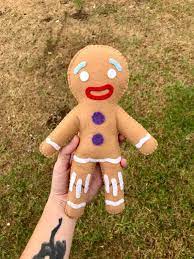 he encontrado este interesante anuncio de etsy en https www etsy com es listing 635325 juguetes de fieltro manualidades para regalar hombre de jengibre shrek